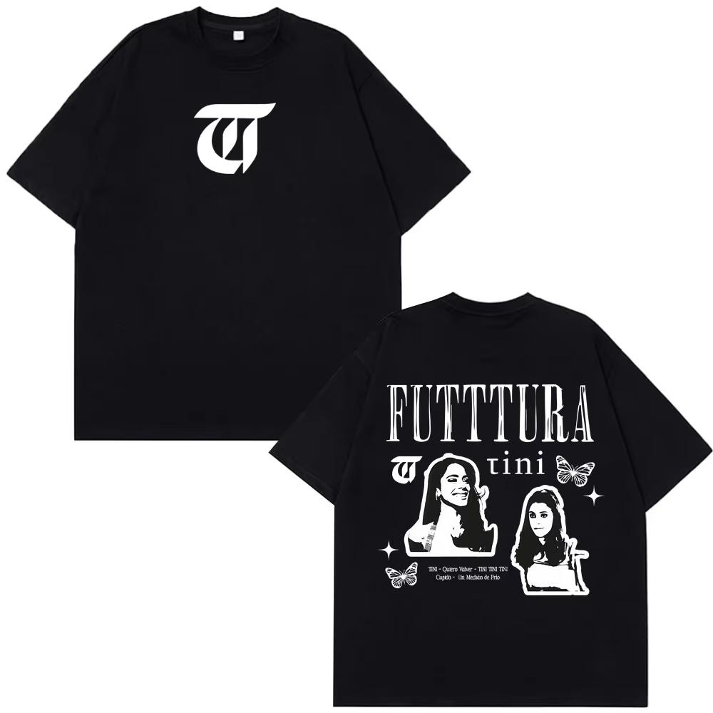 Inger TINI STOESSEL Futtura Album 2026 Merch Tshirt Men Women Fashion Tees Cotton Casual Vintage Short Sleeves Top