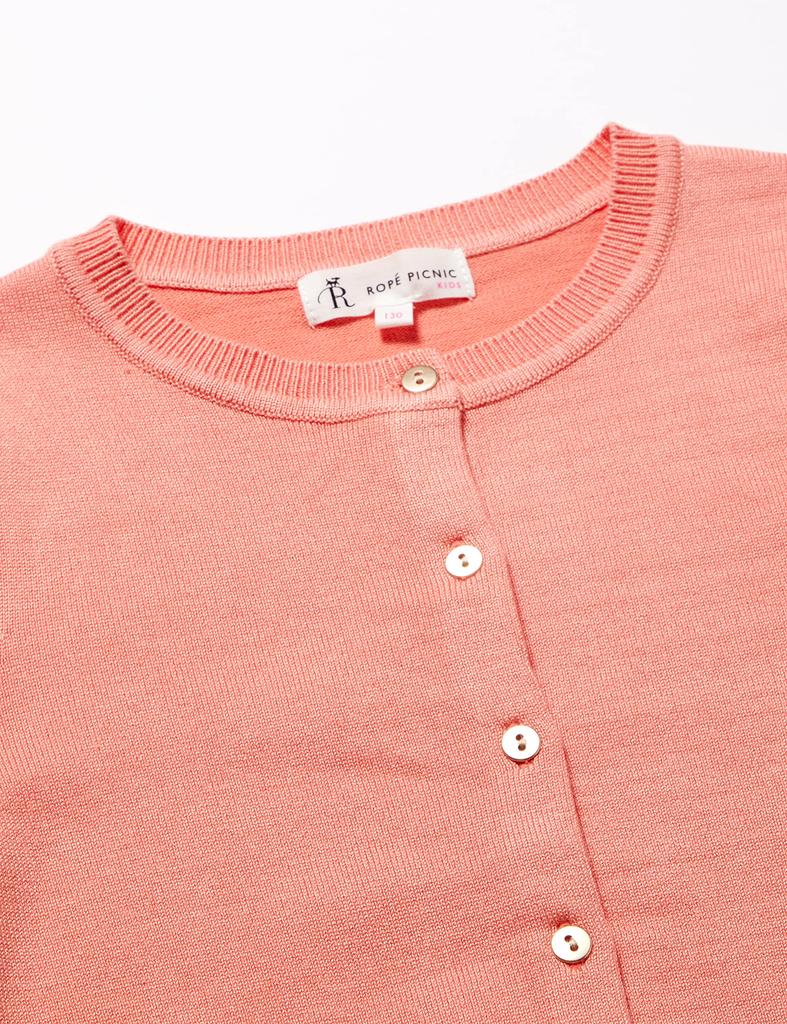 Picnic Jersey Crew Neck Knit Cardigan [Rope Kids] [KIDS] [Link Coordination]