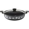 Takagi Metal HA-M30N, a 30cm tabletop pot with a savory earthenware-style finish, easy to clean and enamel finish, suitable for induction cooking.