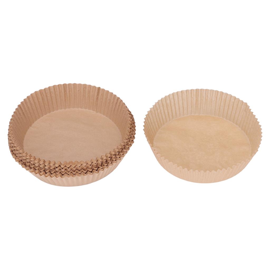 100PCS Disposable Paper Liner Non Stick Silicone Oil Paper Tray Kitchen Fryer Baking Supply