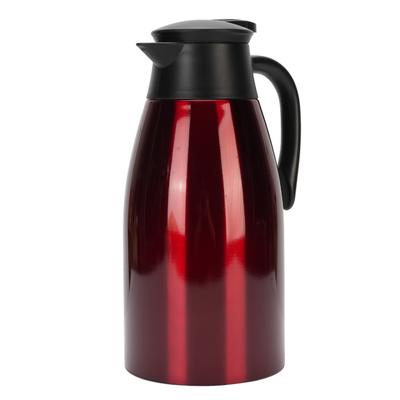 Insulated Coffee Pot 2L 316 Stainless Steel Double Wall Vacuum Insulated Hot Beverage Dispenser for