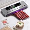 1Set Kitchen Food Storage Seal Electric Vacuum Sealer Built-In Cutter Touch Button Dry/Wet Food Sealing Vacuum Packaging Machine