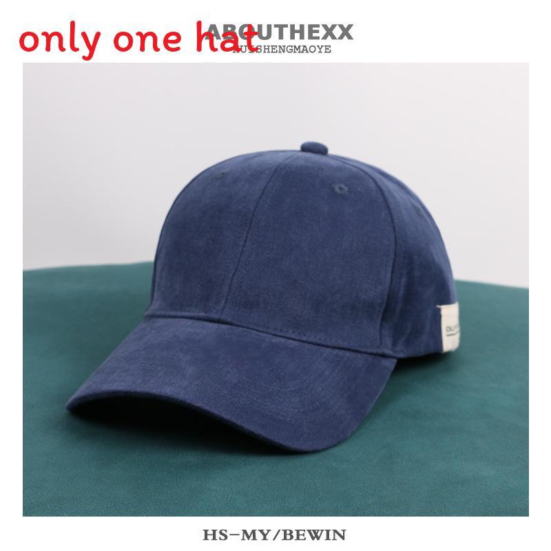 

Cotton Baseball Cap With Embroidered Letter Design For Casual Outdoor Travel синій