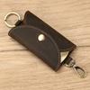 Leather Key Bag, Crazy Horse Leather Multi-Color Keychain, First Layer Cowhide Key Hanging.