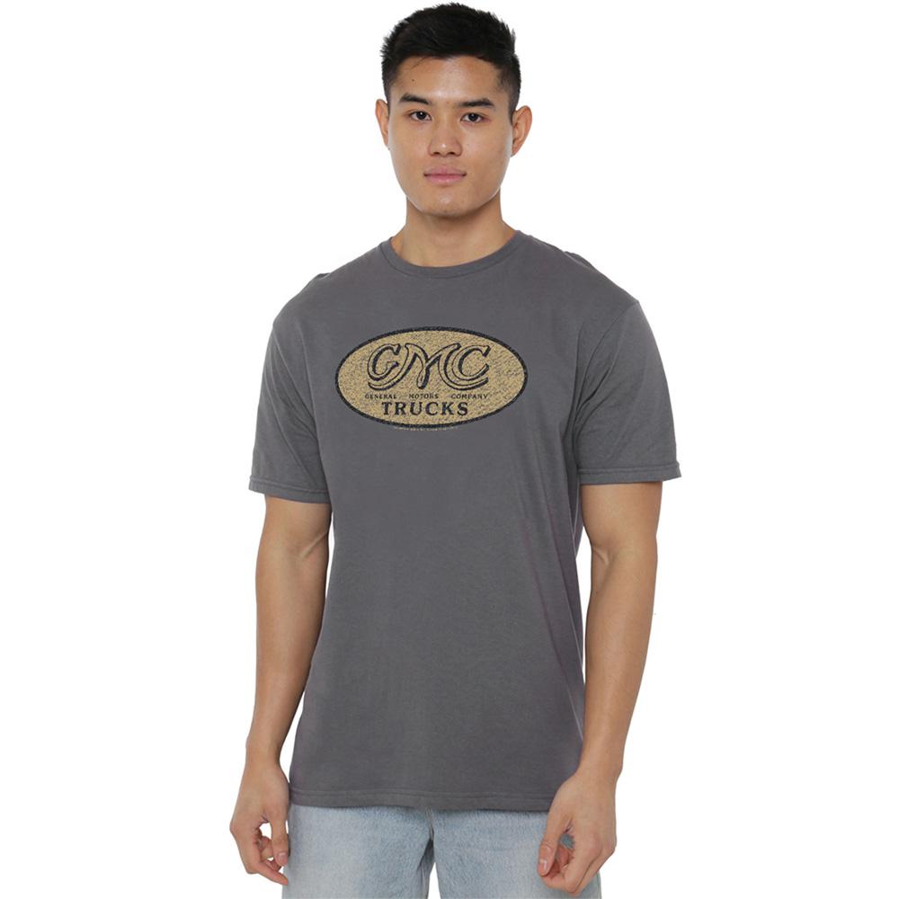 GMC Unisex Adult Oval Logo Vintage T-Shirt