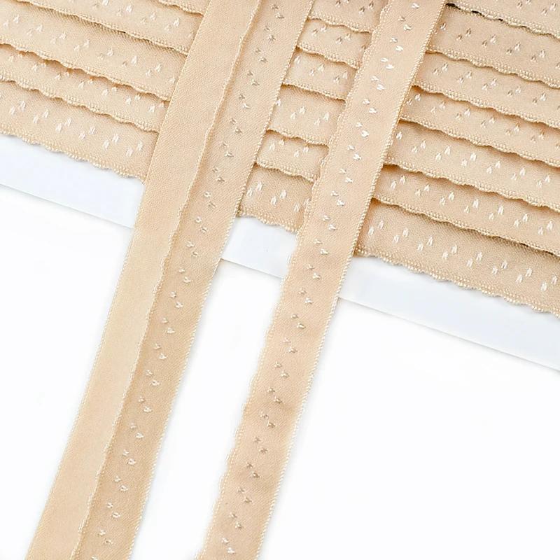 5/10/20M Meetee 11mm Cotton Elastic Band for Underwear Strap Stretch Webbing Tape Ribbon Double Layered Rubber Bands Accessories