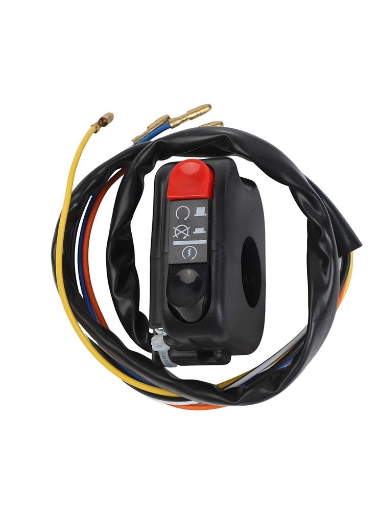 Innovative Handlebar Mount Start Stop Kill Button for Motorcycle Use 78 In