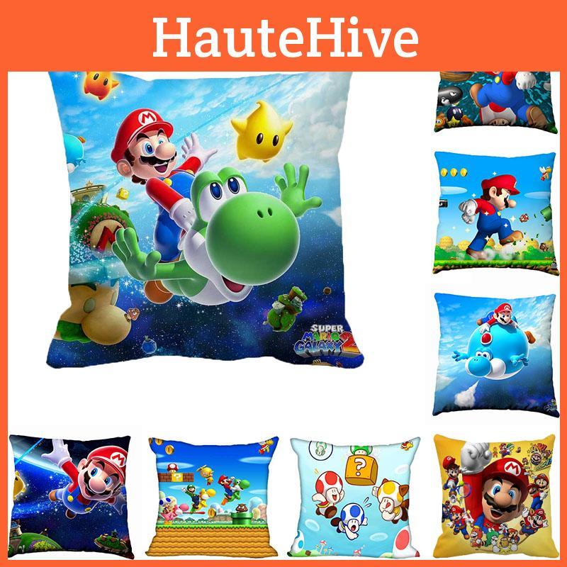 Mario Super Game Zippered Pillow Case 177 Inch Cushion Cover Decoration Home