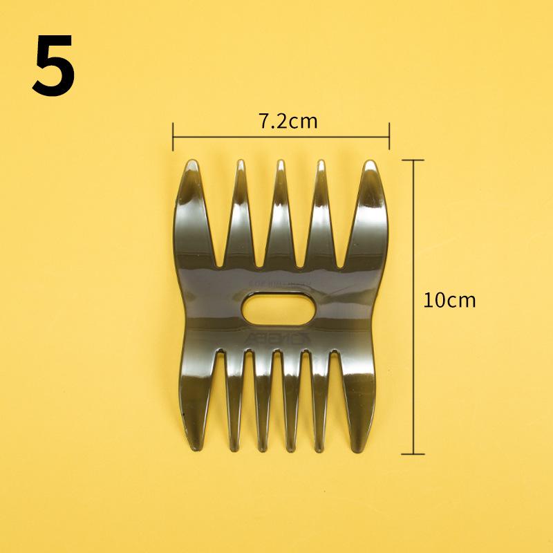 

Slicked Back Men s Styling Comb - Curved Design for Textured, Fluffy Hairstyles, Perfect for Barbershop Use.