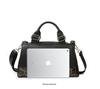 Leopard Print Women's Genuine Leather Commuter Tote & Crossbody Bag - Large Capacity Cowhide Shoulder Bag