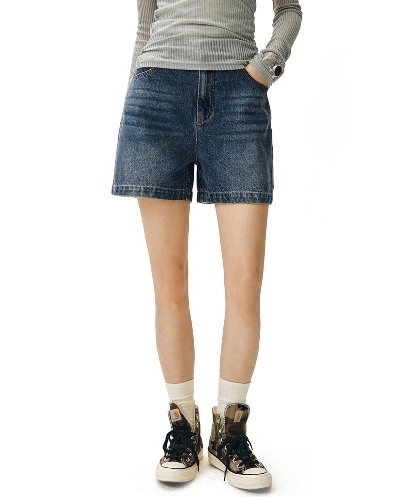 Deketeuumeon Signature Denim Shorts Dcwpt007Blueb
