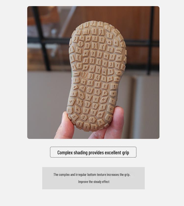 Infant & Toddler Closed-Toe Sports Shoes for Boys & Girls - Anti-Kick Casual Spring/Autumn Walking Shoes 2025.