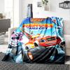 Blaze Heroes Axle City Flanelldecke Super Weich Warm Gemütlich Decke Für Sofa Bett Büro Reise Ganzjahres Heimdekoration Geschenk