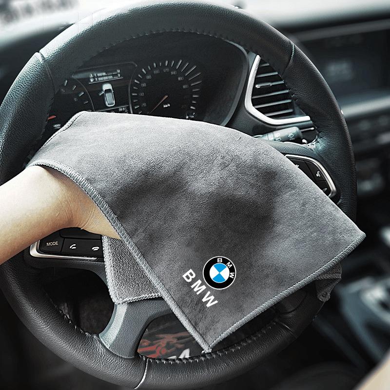 LKCW9 Car Wash Towels Microfiber Rag Cleaning Brush For BMW F25 F26 F15 F16 E90 E91 E92 E60 E84 G32 G30 G20 G05 G07 G02 G01 G08 F07