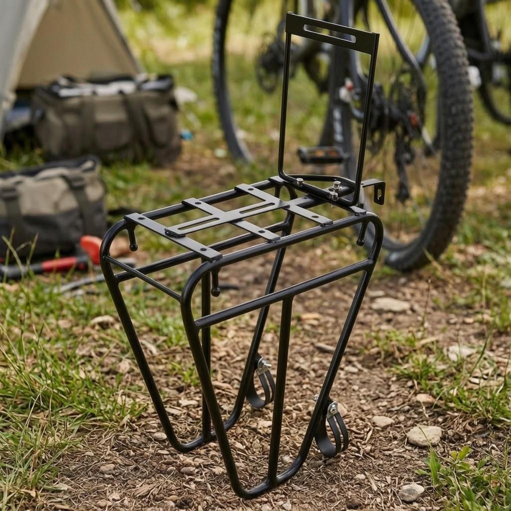 Vorderer Fahrrad-Gepäckträger Stabil Pizza Universelle Passform für Pendler