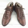 BALLY Leather Short Boots Chukka [23.5/Brown] Switzerland(USED)