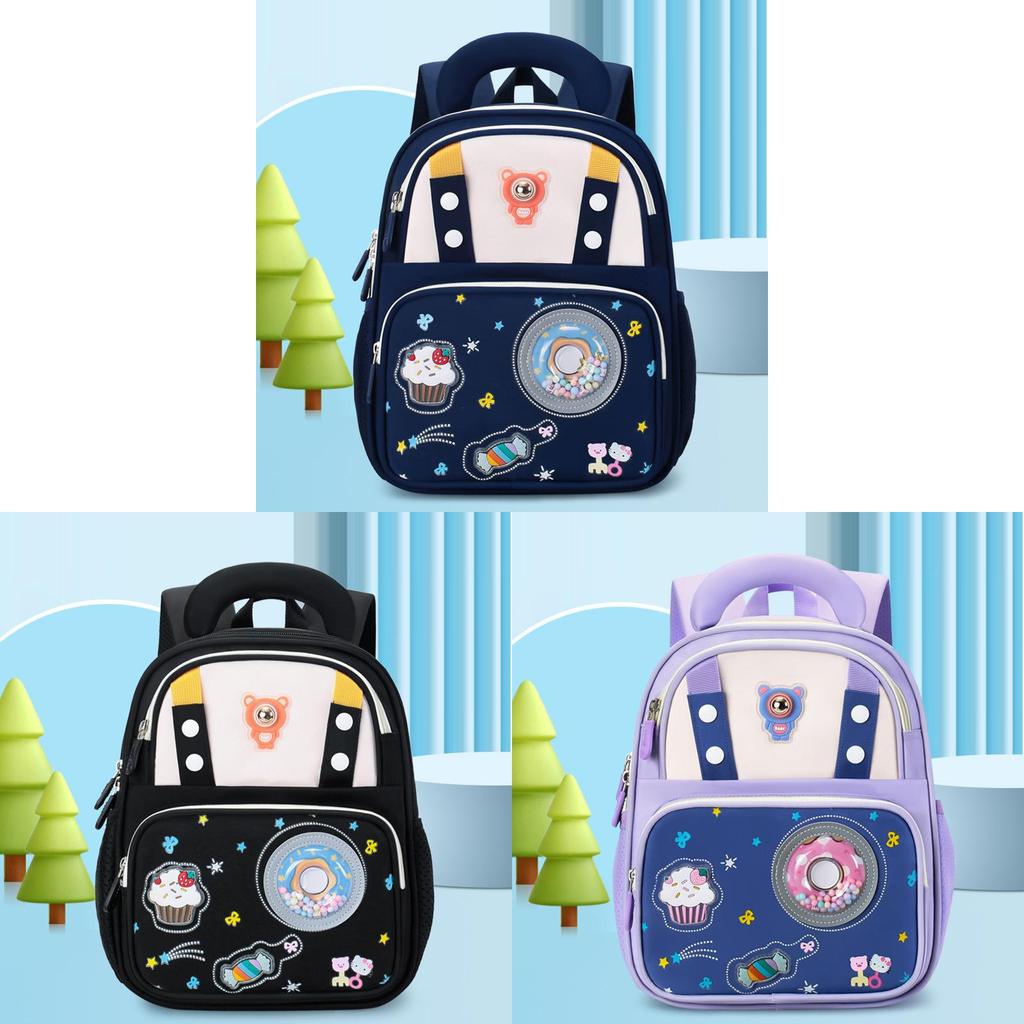 Kids School Backpack With Breathable Nylon Material For Young Children And Primary Students