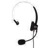 3,5-mm-Callcenter-Headset mit Geräuschunterdrückung, einohriger Kundenservice-Kopfhörer mit Mikrofon für VOIP-Telefone
