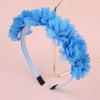 Fashion Chiffon Flower Headbands Plastic Teeth Hairbands Baby Girls Headbands Children Kids Floral Hairband Hair Accessories Set
