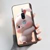 Per Sony Xperia XZ2 Premium SOV38 H8166 H8116 Custodia per Telefono Estetica Moda Gatto Carino Cartone Animato Nero Tocco Morbido Posteriore Cover in Silicone