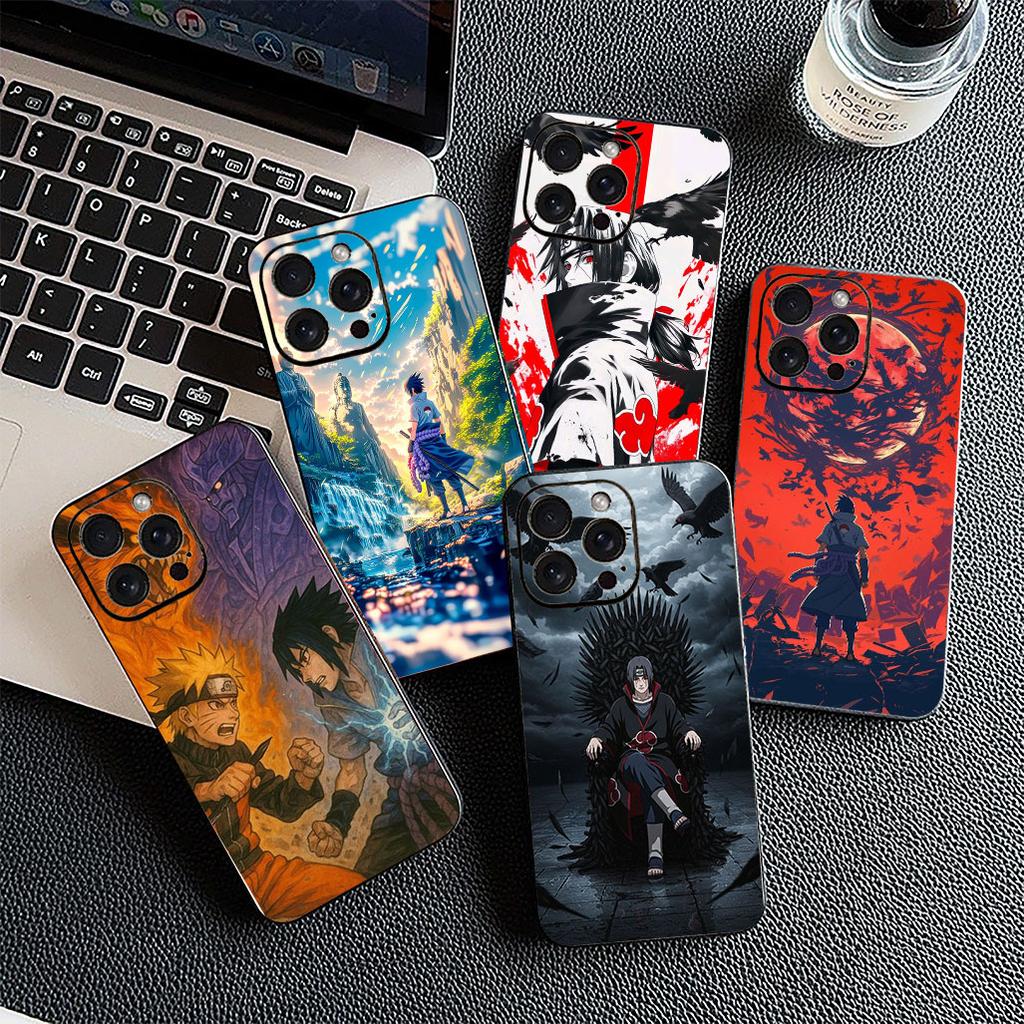 Cover for Apple iPhone 12 13 Pro Max Mini ProMax X XR Air XS 12Pro 13Pro Casing Silicone Phone Case Itachi Uchiha Sasuke Narutos
