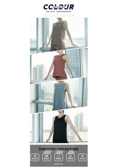Women's Summer Sports Top: Breathable, Quick-Drying, Sleeveless Yoga & Gym Vest