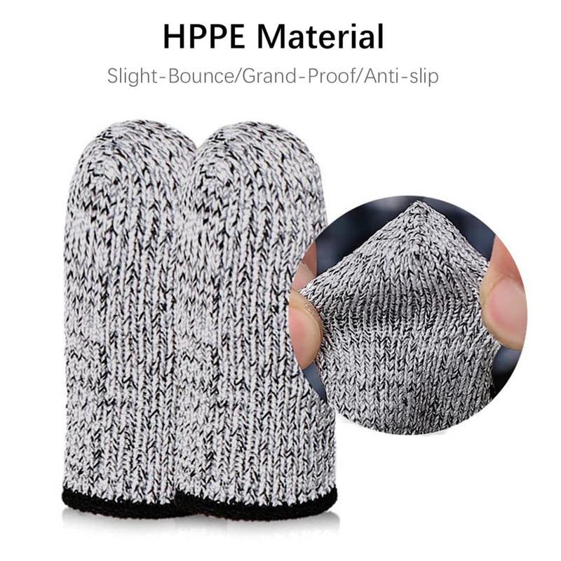 2pcs Cut Resistant Finger Cots Finger Sleeve Protectors Reusable Finger Covers Finger Protection Cots for Sewing Supplies