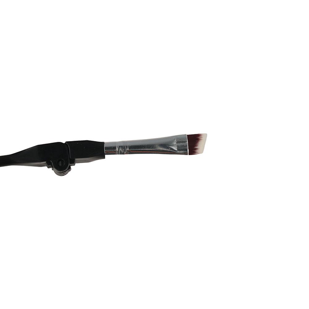 Tool Portable Foldable Eyebrow Brush Mascara Applicator Spoolie Brush Duo Angled Eyebrow Brush