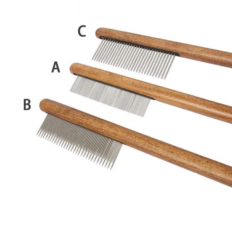 Stainless Steel Pets Dogs Accessories Grooming Dog Brush Pet Cats Hair Home Puppy Supplies Tick Removal Flea For Stuff Products