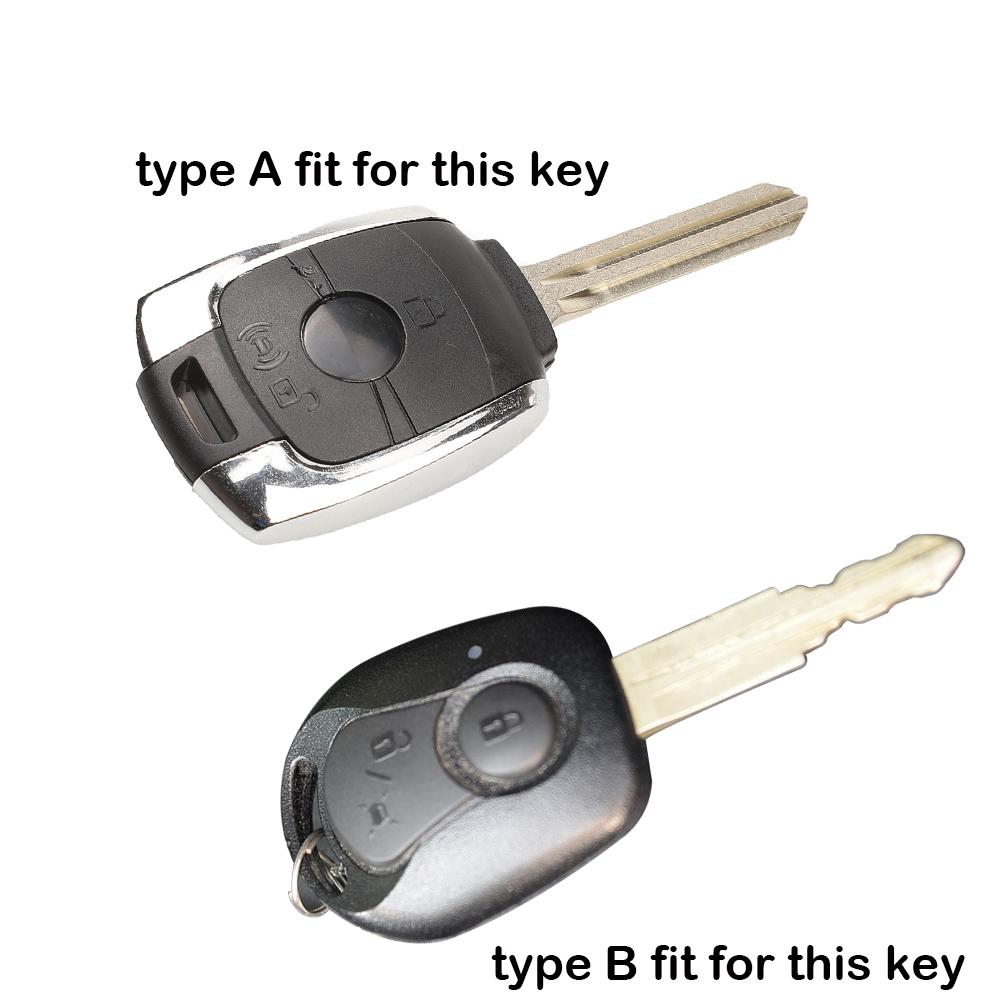 Silicone Key Case Shell 2/3 Button Car Key Cover for Ssangyong Rexton Actyon Kyron Korando Holder Keychain Car Key Cover Remote