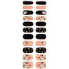 Halloween Full Nail Strips Full Nail Wraps Luminous Halloween Nails Stickers Gel Nail Strips Nails Art Decoration