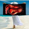Custom Name Ultra-Soft Beach Towel with boxing Theme,Ideal for Pool - Camping, Diving - Perfect Travel Essential, Vibrant Beach Towel.