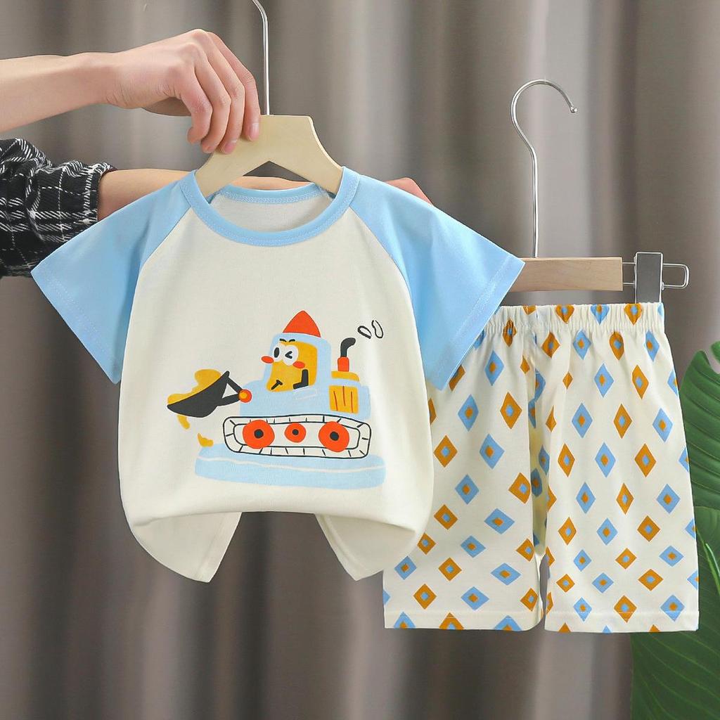 Kids Clothes Children's Sets Boys Girl T-shirt Shorts 2PCS Summer Cotton Short Sleeve Baby Children Clothing Toddler Suit
