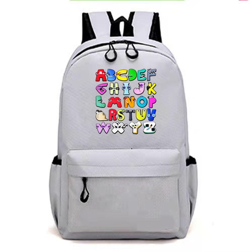 Cartoon-themed Alphabet Lore Backpack For Kids