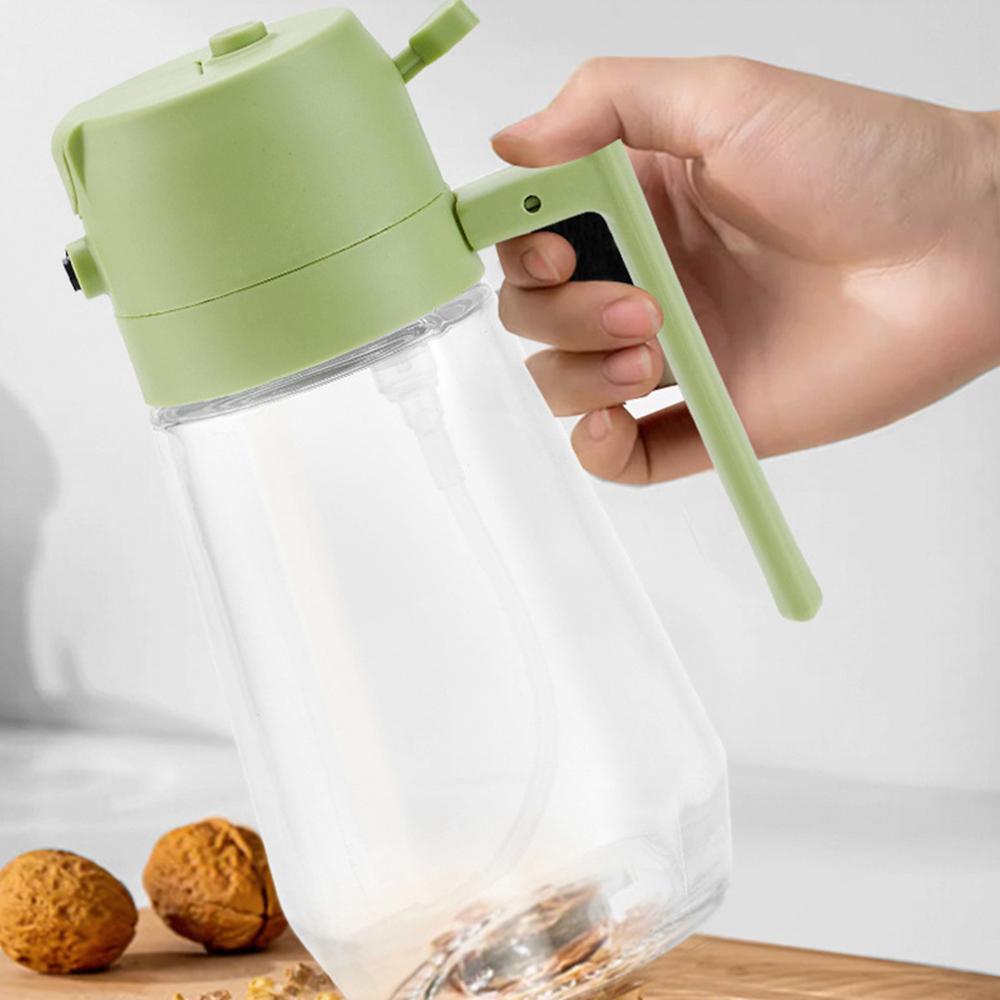 New Oil Spray Two-in-One Spray Oil Spray Bottle Seasoning Bottle Seasoning Bottle Household Kitchen Leak-Proof Oil Bottle