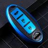 Car Key Case Cover for Nissan Leaf Micra Qashqai J11 J10 X Trail T32 Fob Versa Note Patrol Key Cover AccessoriesTPU Leather