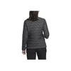 Adidas Logo Printed Double-Breasted Stand Collar Long Sleeve Jacket Women Jacket Black IA2783