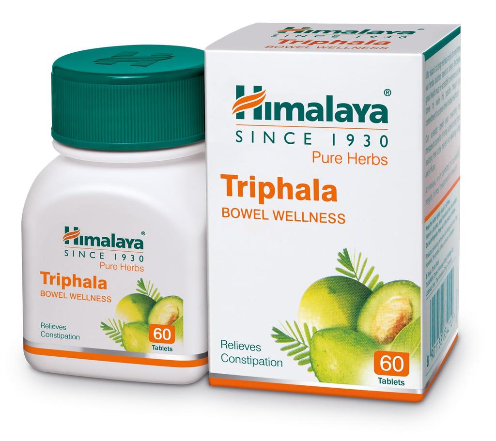 Himalaya Herbals Triphala Capsules For Digestive Health Relief From Bloating And Constipation Support – 60 Capsules