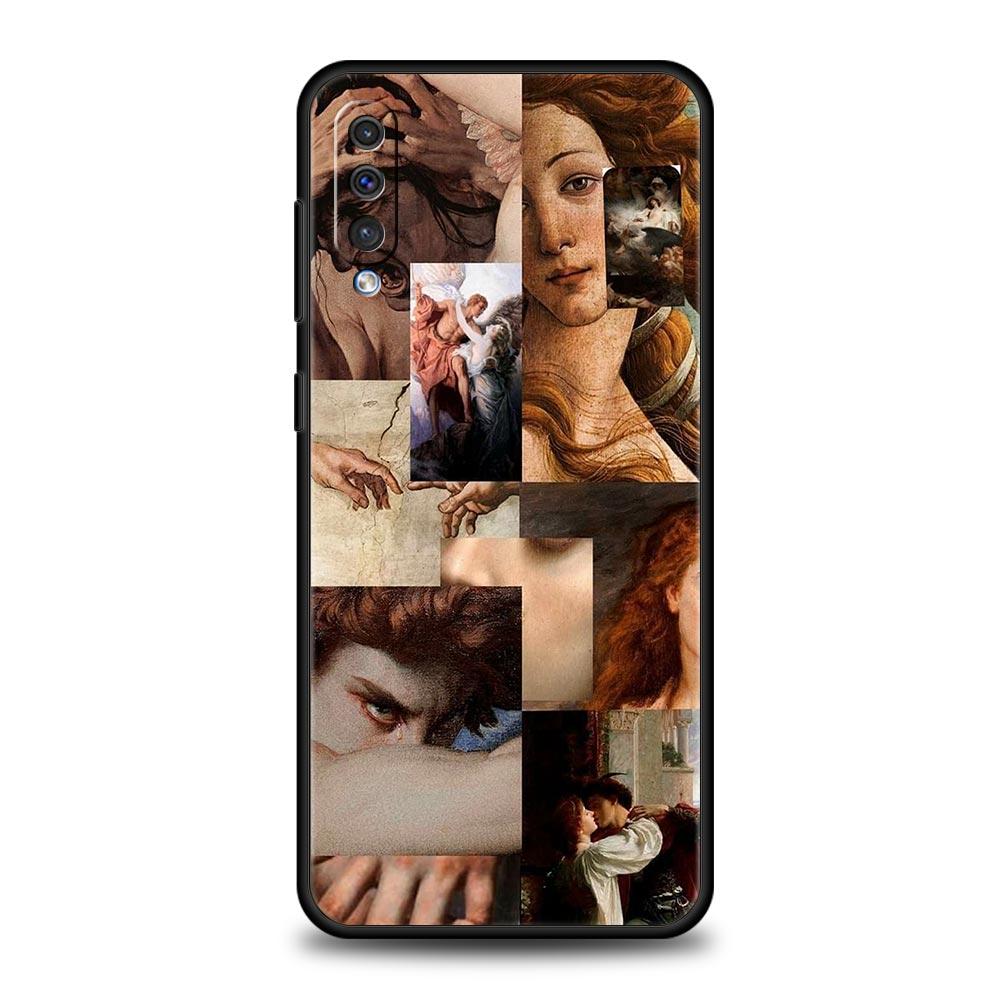 Renaissance Art Painting Phone Case For Samsung A52 A14 A50 A70 A10 A30 A40 A20S A20E A02S A12 A22 A34 A42 A32 5G A54 A04s Cover