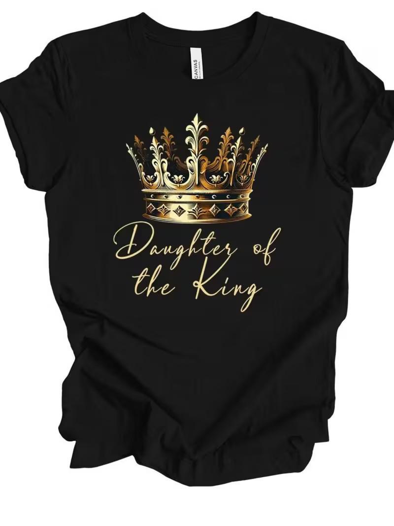 Trenz Shirt Company Women s Christian Faith T-Shirt - Fear Not Golden Crown & D S