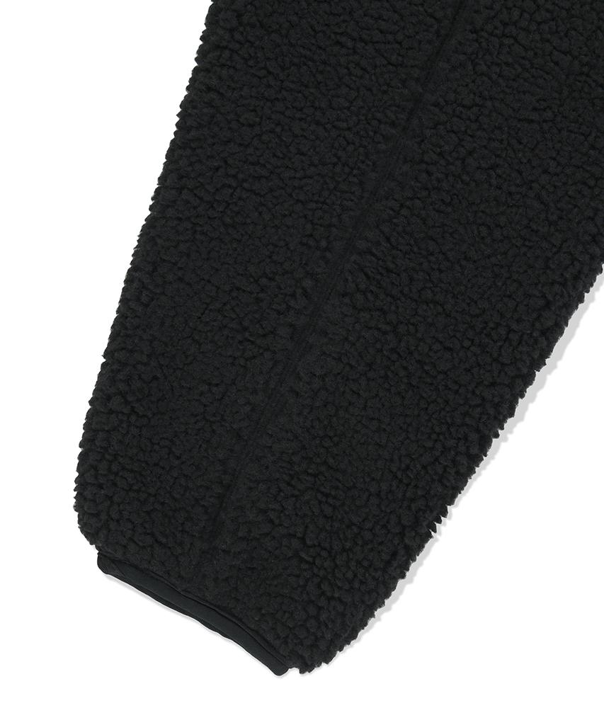 Mahagrid Curved Sherpa Fleece Jacket Black(Mg2Efmj230A)