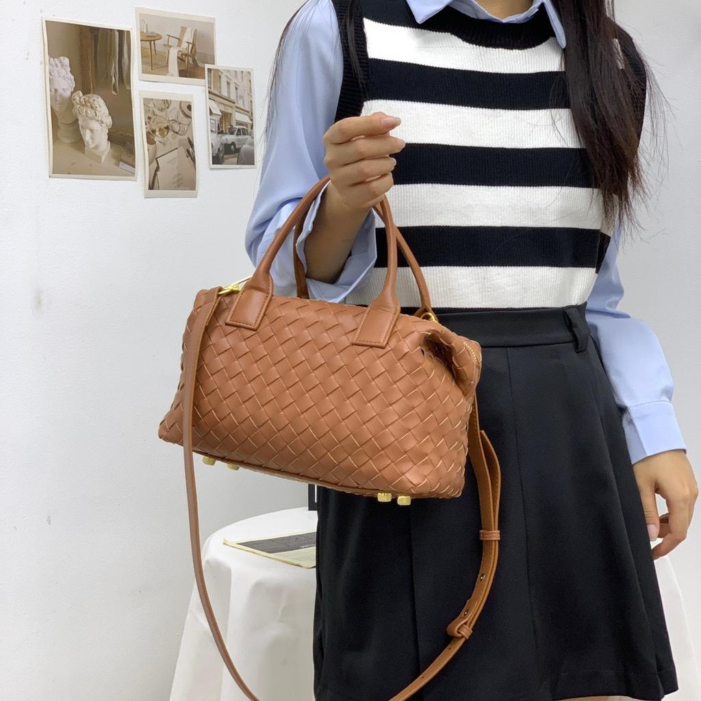 Νέα υφασμάτινη τσάντα bowling δερμάτινη τσάντα BD pillow τσάντα ώμου χειρός τσάντα crossbody γυναικεία τσάντα