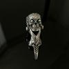 Men's Fashion Skull Finger Rings - Bendable Joint Design In 10 Styles
