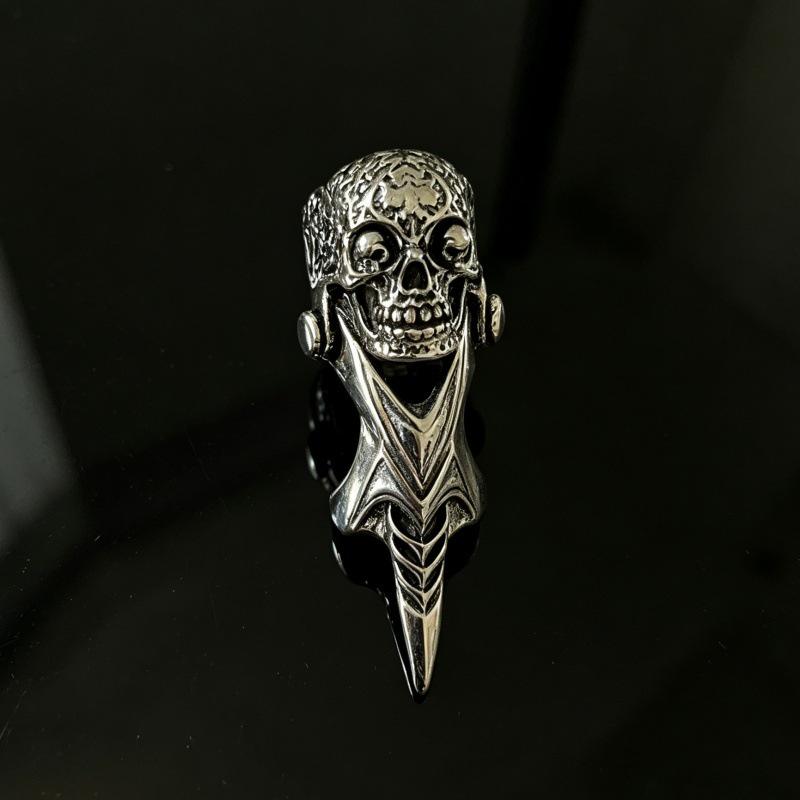 Men's Fashion Skull Finger Rings - Bendable Joint Design In 10 Styles