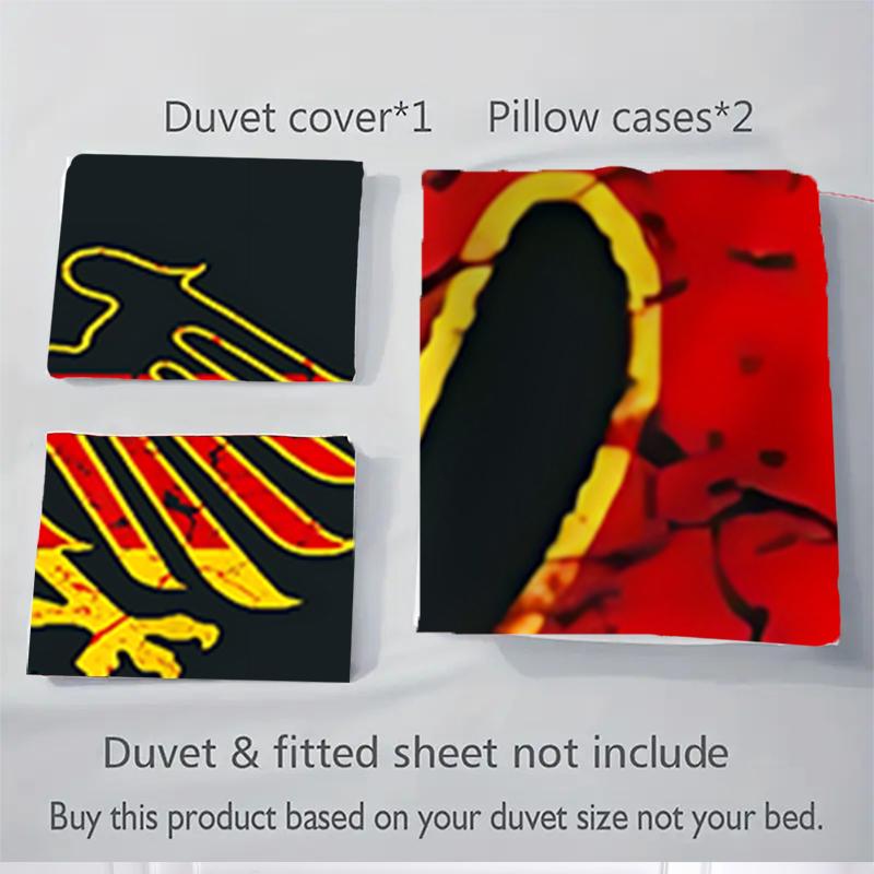 3Pcs Eagle Germany Flag Bedding Sets For All Sizes New 3D Printed Bed Cover Comforter Duvet Cover Pillowcase Bedroom Decoration