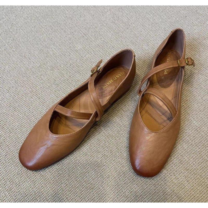 

Мода Новые Балетки Мэри Джейн Женские Ретро Подошва Кожа Балет Весенний Тренд Платье Элегантная Обувь Повседневная Неглубокая Комфорт Zapatos Mujer 35