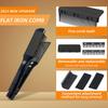 1*Flat Iron Comb Attachment Hair Straightener Comb Reusable Grip Comb Clip On Disassemble Washable Nimble Comb Hair Styling Tool