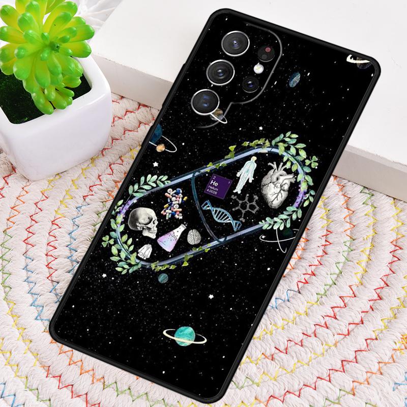 Science TPU Phone Case For Samsung Galaxy note 10 pro S26 S25 S24 S23 S22 Ultra Plus S21 FE S20 Shockproof Cover