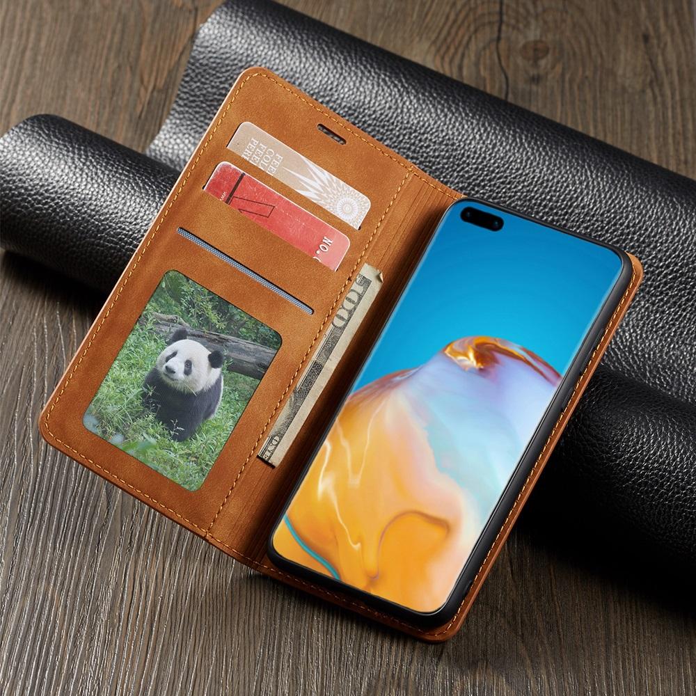 Étui en Cuir Mat Ultra Fin Pour Huawei P40 P30 P20 Mate 30 20 Pro Lite Portefeuille Housse à Rabat P Smart Plus 2019 2020 Fold Fente pour Carte