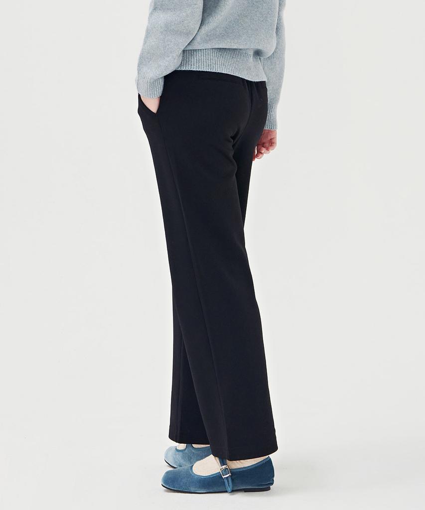 CHASECULT Women'S Brushed Elastic Waist Wide Pants-Bfrg2254D03